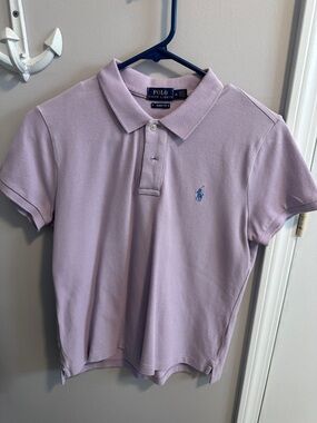 Polo by Ralph Lauren Women’s ' Light Lavender Short-Sleeve Polo